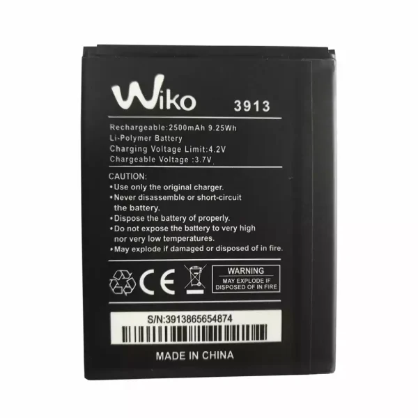 Pin Thích hợp cho Wiko 3913