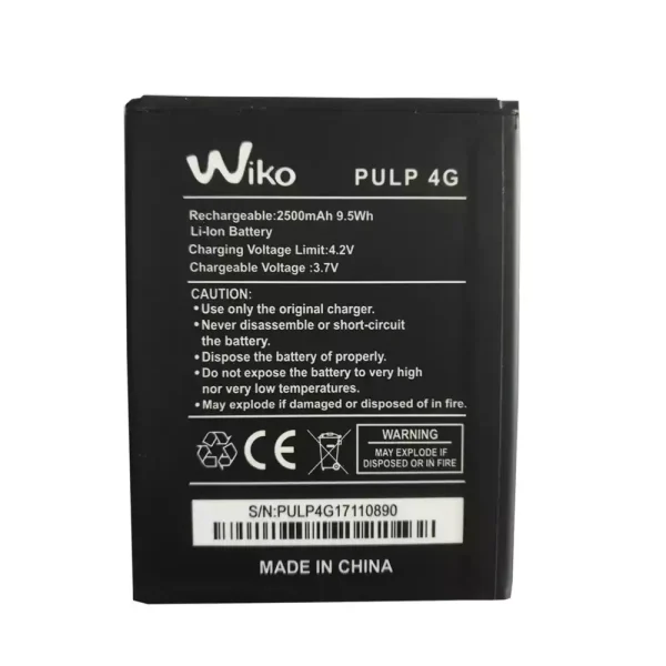 Pin Thích hợp cho Wiko PULP 4G