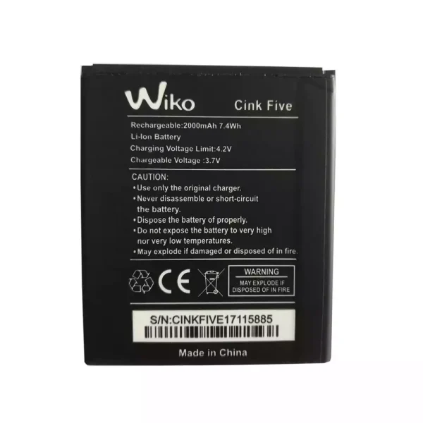 Pin Thích hợp cho Wiko Cink Five