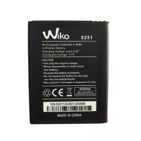 Pin Thích hợp cho Wiko 5251