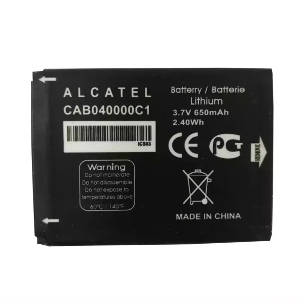 Pin CAB04000C1 Thích hợp cho Alcatel OT203