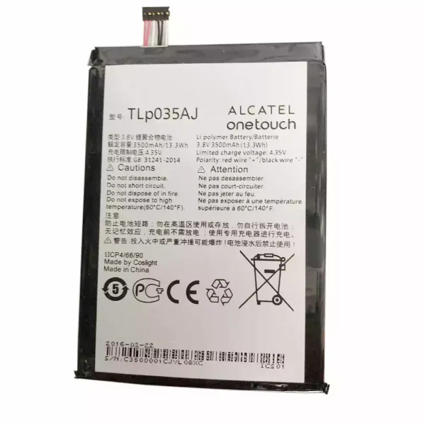 Pin TLP035AJ Thích hợp cho Alcatel onetouch N1 MAX