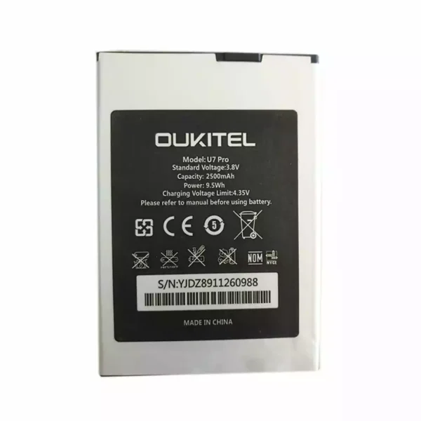 Pin Thích hợp cho OUKITEL U7 Pro