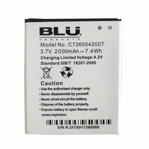 Pin Thích hợp cho BLU C726004200T