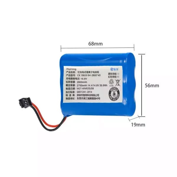 Pin cho Robot hút bụi PUPPY V-M611A V-M611 V-M615 - Hình ảnh 2