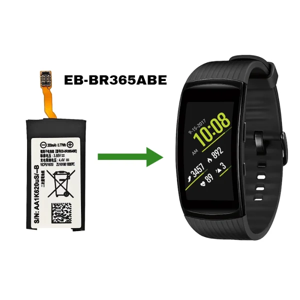 Pin EB-BR365ABE Battery Thích hợp cho Samsung Gear Fit2 Pro (SM-R365) - Hình ảnh 4