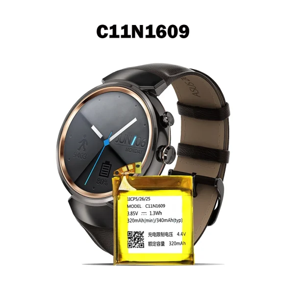 Pin C11N1609 Thích hợp cho ASUS ZenWatch 3 - Hình ảnh 3