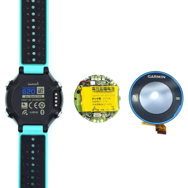 Pin 361-00086-00 Thích hợp cho Garmin Forerunner 235 220 225 Forerunner 630 645 745 735XT,Vivoactive 4,Approach S20 Approach G10,Chronos Instinct,instinct solar - Hình ảnh 3