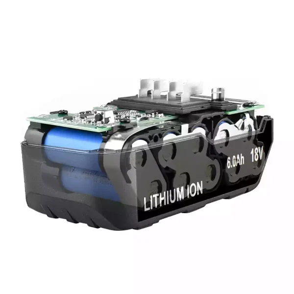 18V 6.0Ah Pin thay thế cho Ridgid Compatible with Ridgid 18V Lithium Battery Charger:
R840091 R840093 R840095 R86092 AC840094 - Hình ảnh 4