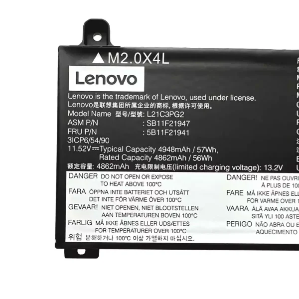 Pin Laptop Lenovo L21C3PG2 L21M3PG2 - Hình ảnh 4
