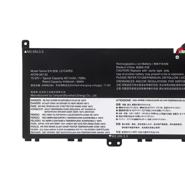 Pin Laptop Lenovo L21C4PE0 L21D4PE0 L21M4PE0 L21M4PC7 L21C4PC7 L21C4PC4 - Hình ảnh 3