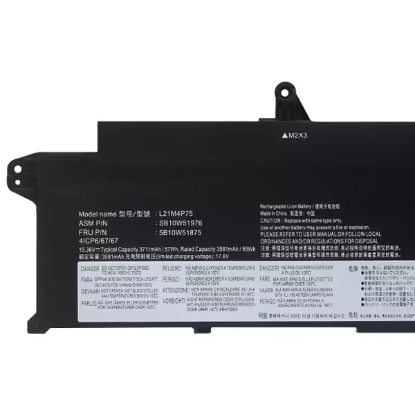 Pin Laptop LENOVO L21B4P71 L21M4P75 L21C4P75 L21L4P73 - Hình ảnh 3