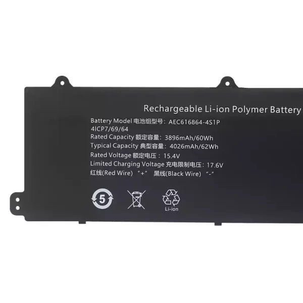 Pin Laptop AEC616864-4S1P - Hình ảnh 3