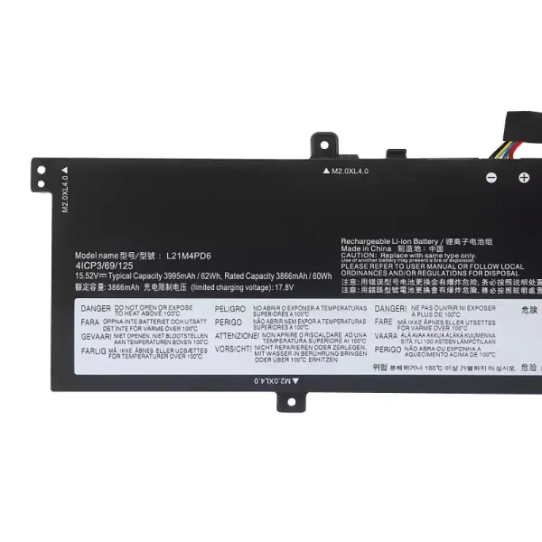 Pin Laptop LENOVO L12M4PD6 - Hình ảnh 3