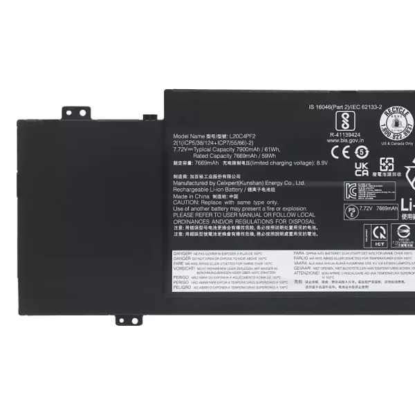Pin Laptop LENOVO L20C4PF2 L20D4PF2 L20M4PF2 - Hình ảnh 3