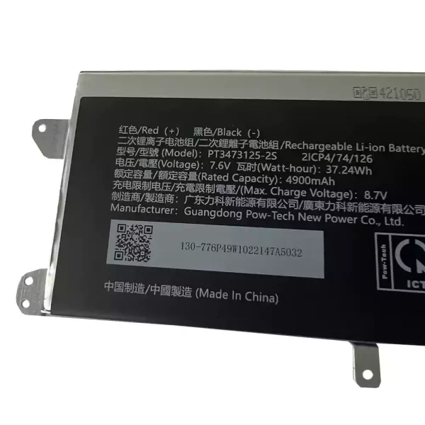 Pin Laptop PT3473125-2S - Hình ảnh 3
