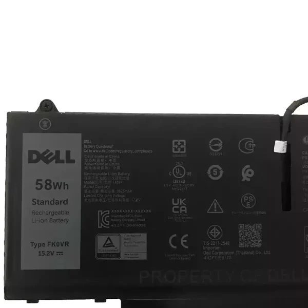 Pin Laptop DELL FK0VR FKOVR - Hình ảnh 3
