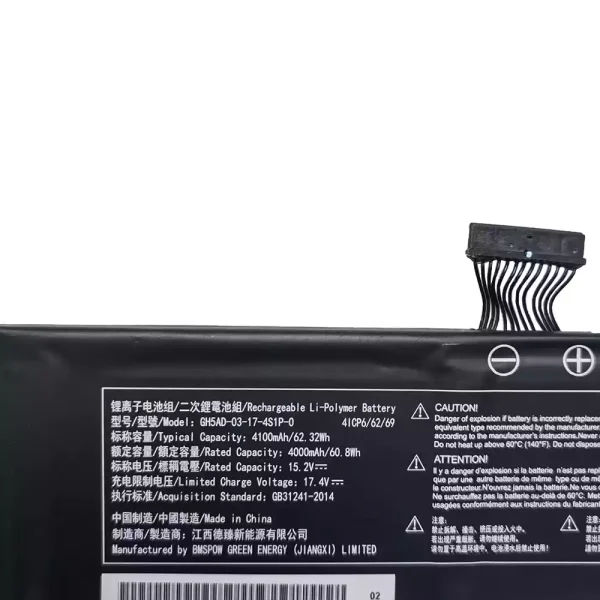 Pin Laptop Intel NUC23 X15 AC57,MECHREVO GH5AD-03-17-4S1P-0 - Hình ảnh 3