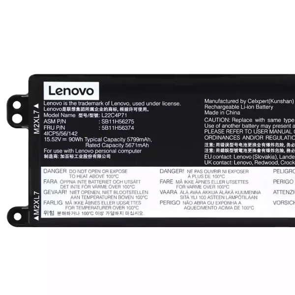 Pin Laptop LENOVO L22C4P71 L22M4P71 - Hình ảnh 3