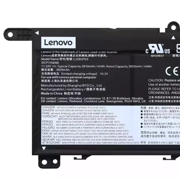 Pin Laptop LENOVO L22B3PE0 L22C3PE0 L22M3PE0 - Hình ảnh 3