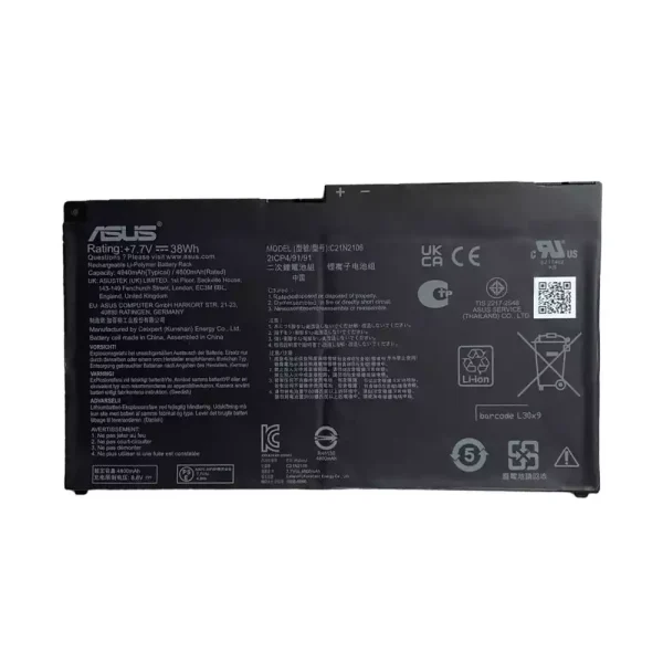 Pin Laptop ASUS C21N2106