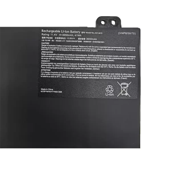 Pin Laptop A31-M15 - Hình ảnh 3