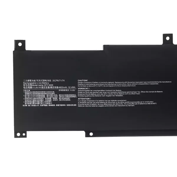 Pin Laptop MSI BTY-M49 - Hình ảnh 3