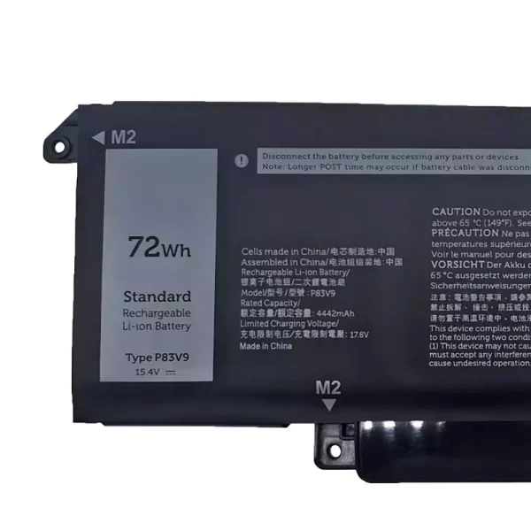 Pin Laptop DELL P83V9 - Hình ảnh 3