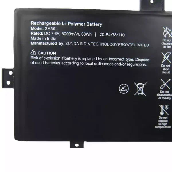 Pin Laptop SA50L - Hình ảnh 2