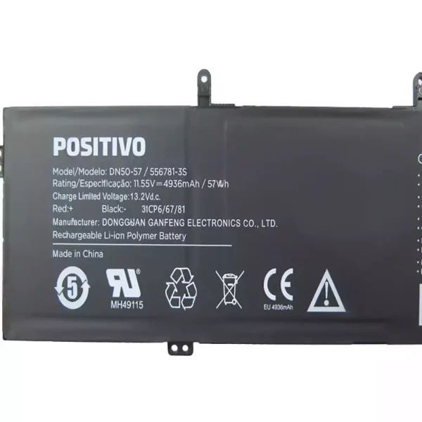 Pin Laptop POSITIVO DN50-57 556781-3S - Hình ảnh 3