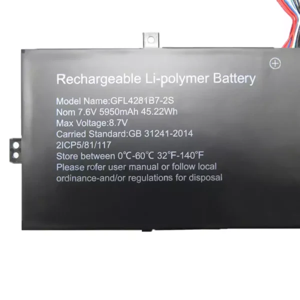 Pin Laptop GFL4281B7-2S - Hình ảnh 2