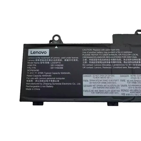 Pin Laptop Lenovo L23D3P72 L23M3P70 L22D3P71 - Hình ảnh 2