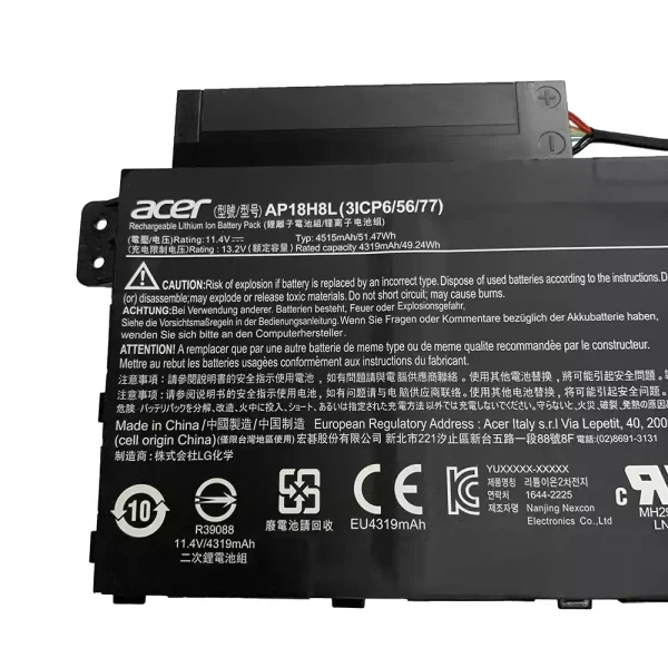 Pin Laptop ACER AP18H18L - Hình ảnh 2