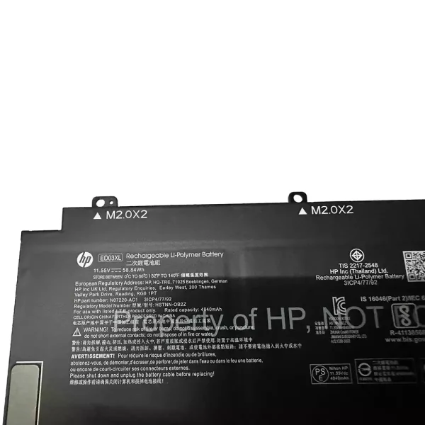 Pin Laptop HP ED03XL - Hình ảnh 2
