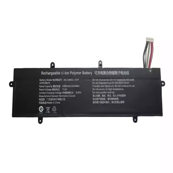 Pin Laptop AEC598855-3S1P 596181-3S - Hình ảnh 2