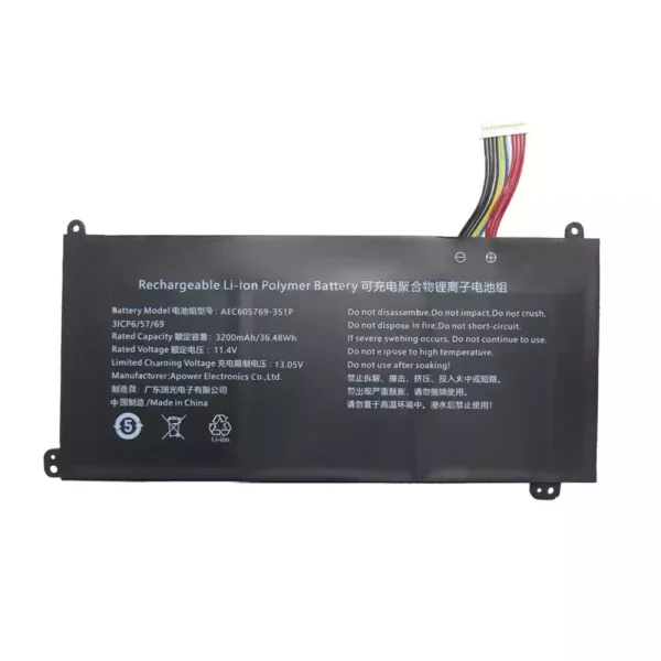 Pin Laptop AEC605769-3S1P