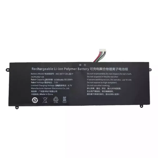 Pin Laptop AEC4871128-2S1P
