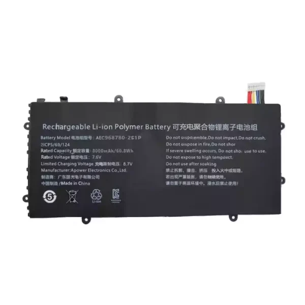 Pin Laptop AEC968780-2S1P