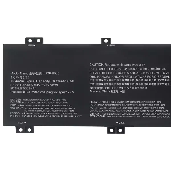 Pin Laptop LENOVO L22B4PC0 L22M4PC0 L22D4PC0 L22C4PC0 L22X4PC0 - Hình ảnh 3