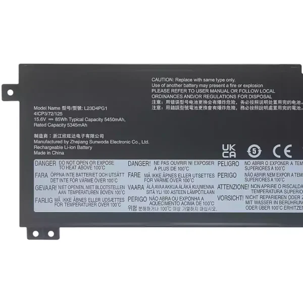 Pin Laptop LENOVO L23N4PG1 L23X4PG1 L23D4PG1 - Hình ảnh 3