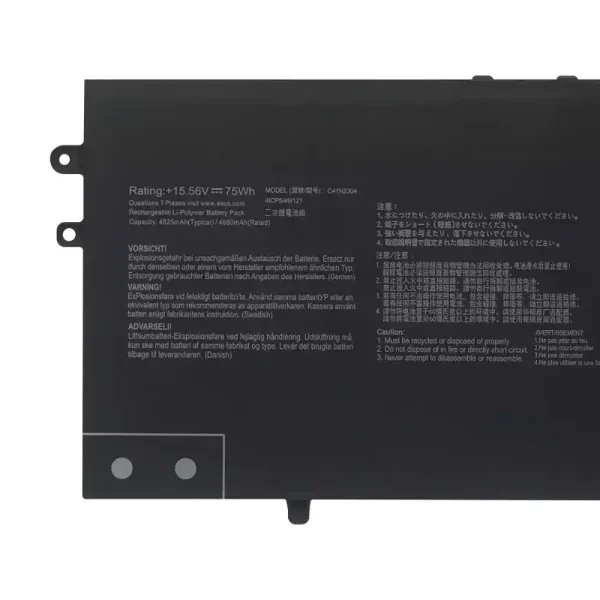 Pin Laptop ASUS C41N2304 - Hình ảnh 3