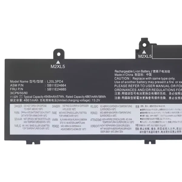 Pin Laptop LENOVO L20M3PD4 L20L3PD4 - Hình ảnh 3