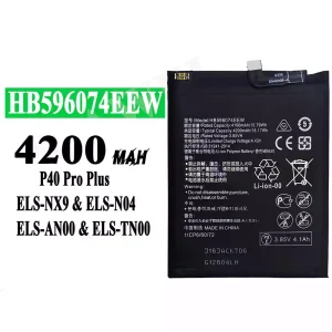 Pin HB596074EEW Thích hợp cho HUAWEI P40 Pro Plus
