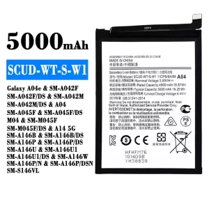 Pin SCUD-WT-S-W1 Thích hợp cho Samsung Galaxy A04e/A14 5G