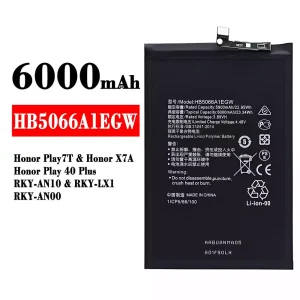 Pin HB5066A1EGW Thích hợp cho HUAWEI Honor Play 7T/ Honor X7A/Honor Play 40 Plus