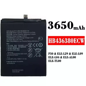 Pin HB436380ECW Thích hợp cho HUAWEI P30
