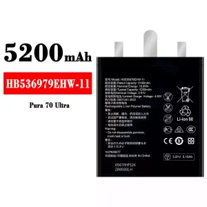Pin HB536979EHW-11 Thích hợp cho HUAWEI Pura 70 Ultra