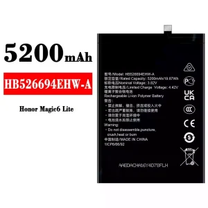 Pin HB526694EHW-A Thích hợp cho HUAWEI Honor Magic 6 Lite