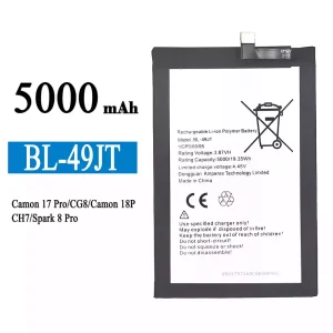 Pin BL-49JT Thích hợp cho Tecno Camon 17 Pro / Camon 18P / Spark 8 Pro