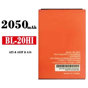 Pin BL-20HI Thích hợp cho ITEL A23 / A32F / A16